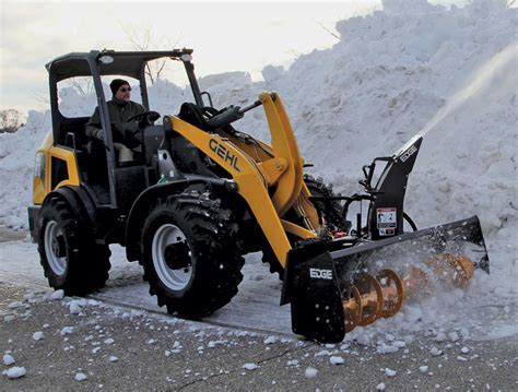 compact track loader pushing snow|Top Snow Removal Attachments for Compact Loaders .